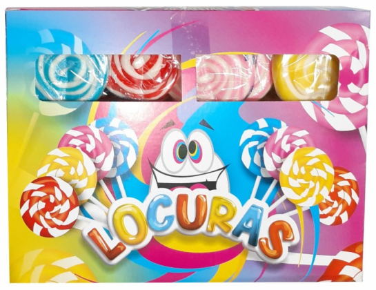 Paletas Multicolor Chica x 20 u